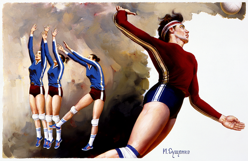 WRSH – Olympics – Women’s Volleyball by Ivan Akimovich Sushchenko B13393 © Wind River Studios Holdings, LLC