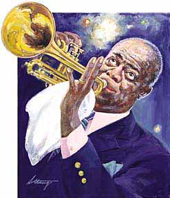 WRSH – Portraits – Louis Armstrong by George Sottung B15147 © Wind River Studios Holdings, LLC