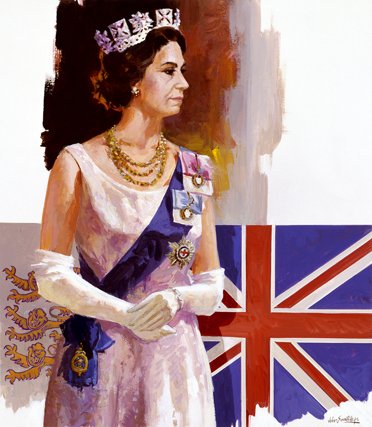 WRSH – Portraits – Queen Elizabeth II by John Swatsley B07530 © Wind River Studios Holdings, LLC
