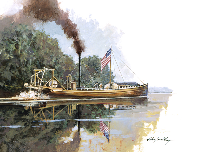 WRSH – Steamboat – Experiment 1788-1790 by John Swatsley B11868 © Wind River Studios Holdings, LLC