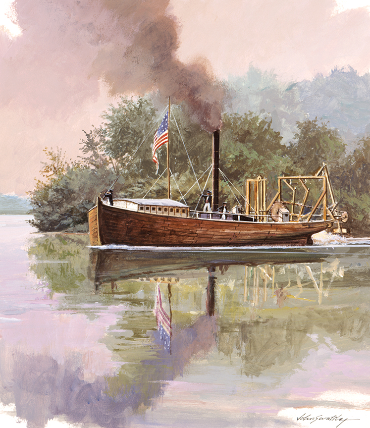 WRSH – Steamboat – Experiment 1788-1790 by John Swatsley B11899 © Wind River Studios Holdings, LLC