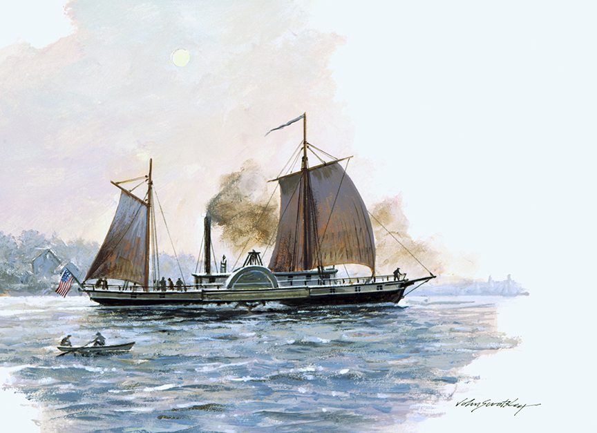 WRSH – Steamboat – New Orleans 1812 by John Swatsley B11870 © Wind River Studios Holdings, LLC