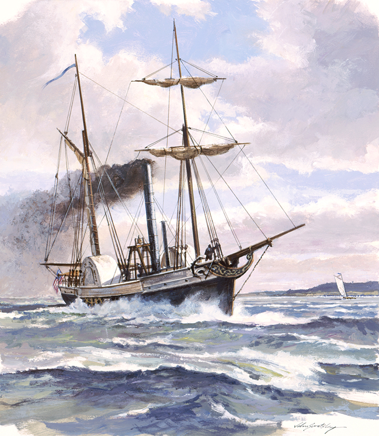 WRSH – Steamboat – Walk in the Water 1818 by John Swatsley B11903 © Wind River Studios Holdings, LLC