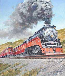 WRSH – Trains – Art Deco Train Daylight by Craig Thorpe B16489 © Wind River Studios Holdings, LLC