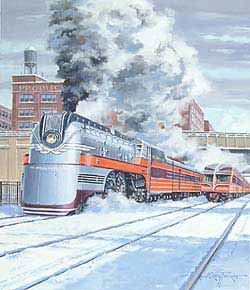 WRSH – Trains – Art Deco Train Hiawatha by Craig Thorpe B16490 © Wind River Studios Holdings, LLC