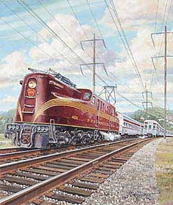 WRSH – Trains – Art Deco Train Pennsylvania by Craig Thorpe B16465 © Wind River Studios Holdings, LLC