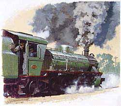 WRSH – Trains – Australian Locomotives-Pichi Richi by Honisett B05252 © Wind River Studios Holdings, LLC
