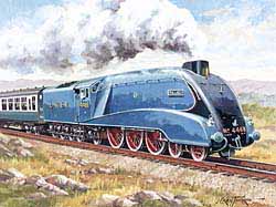 WRSH – Trains – British LNER Mallard 462 by Craig Thorpe B15328 © Wind River Studios Holdings, LLC