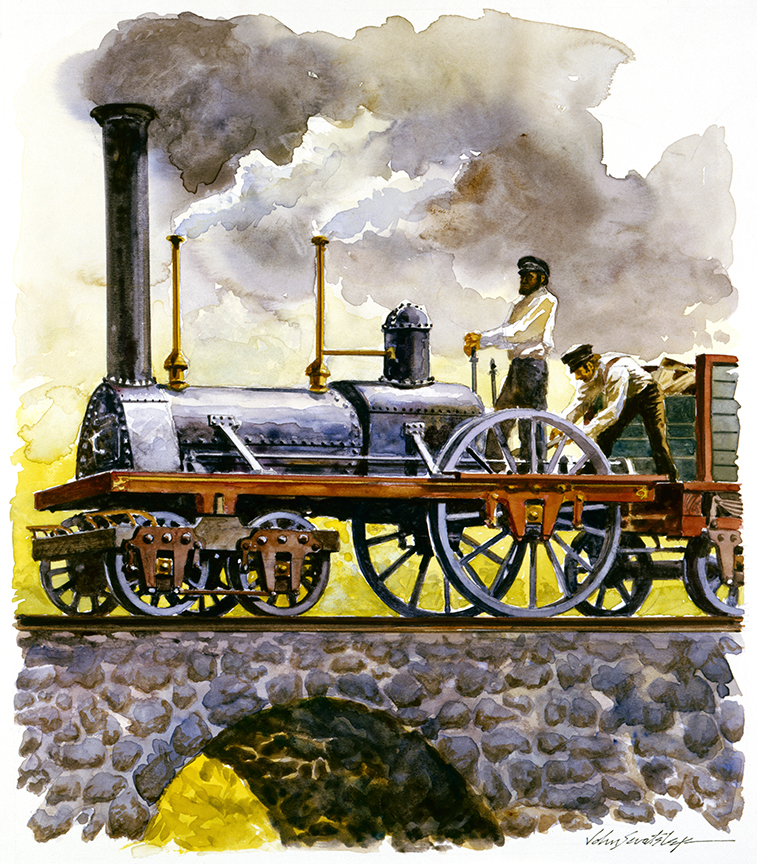 WRSH – Trains – Brother Jonathan Locomotive by John Swatsley B10099 © Wind River Studios Holdings, LLC