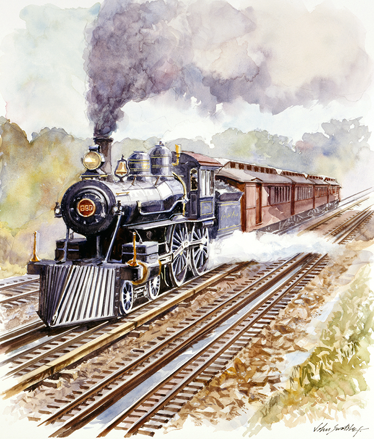 WRSH – Trains – Buchanan’s No 999-1893 by John Swatsley B14769 © Wind River Studios Holdings, LLC