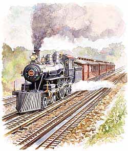 WRSH – Trains – Buchanan’s No 999 1893 by John Swatsley B14769 © Wind River Studios Holdings, LLC