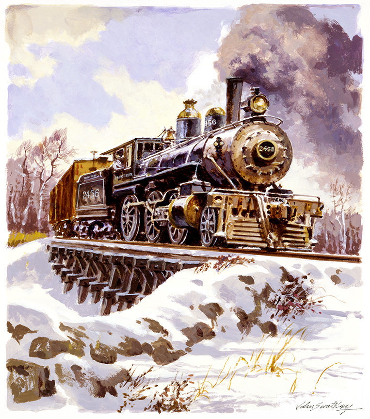 WRSH – Trains – CNR E-6 Locomotive by John Swatsley B08930 © Wind River Studios Holdings, LLC