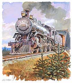 WRSH – Trains – CPR D-10 Locomotive B08928 © Wind River Studios Holdings, LLC