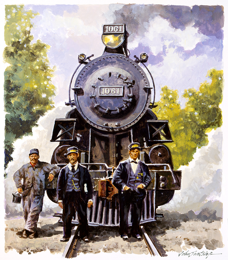 WRSH – Trains – CPR D-10 Locomotive-Combo by John Swatsley B08991 © Wind River Studios Holdings, LLC