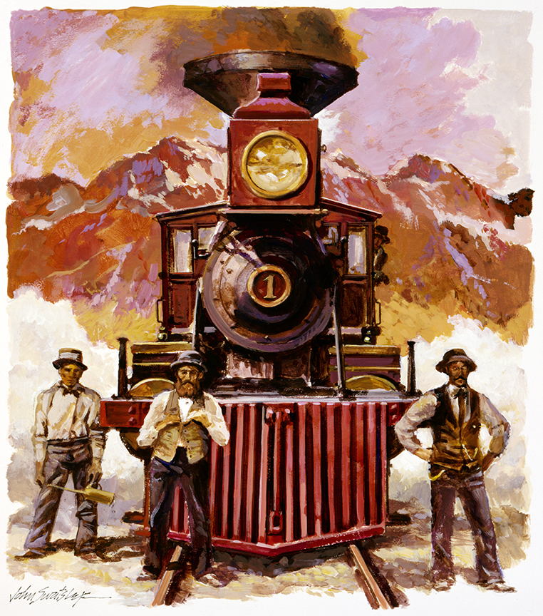 WRSH – Trains – Countess of Dufferin Locomotive-Souvenir by John Swatsley B08992 © Wind River Studios Holdings, LLC
