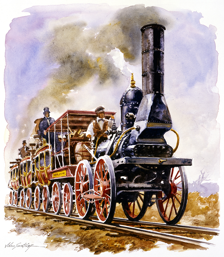 WRSH – Trains – Dewitt Clinton Locomotive by John Swatsley B10101 © Wind River Studios Holdings, LLC