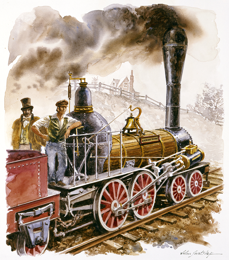WRSH – Trains – Gowan and Marx Locomotive by John Swatsley B10100 © Wind River Studios Holdings, LLC