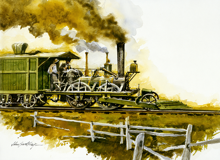 WRSH – Trains – John Bull Locomotive II by John Swatsley B10186 © Wind River Studios Holdings, LLC