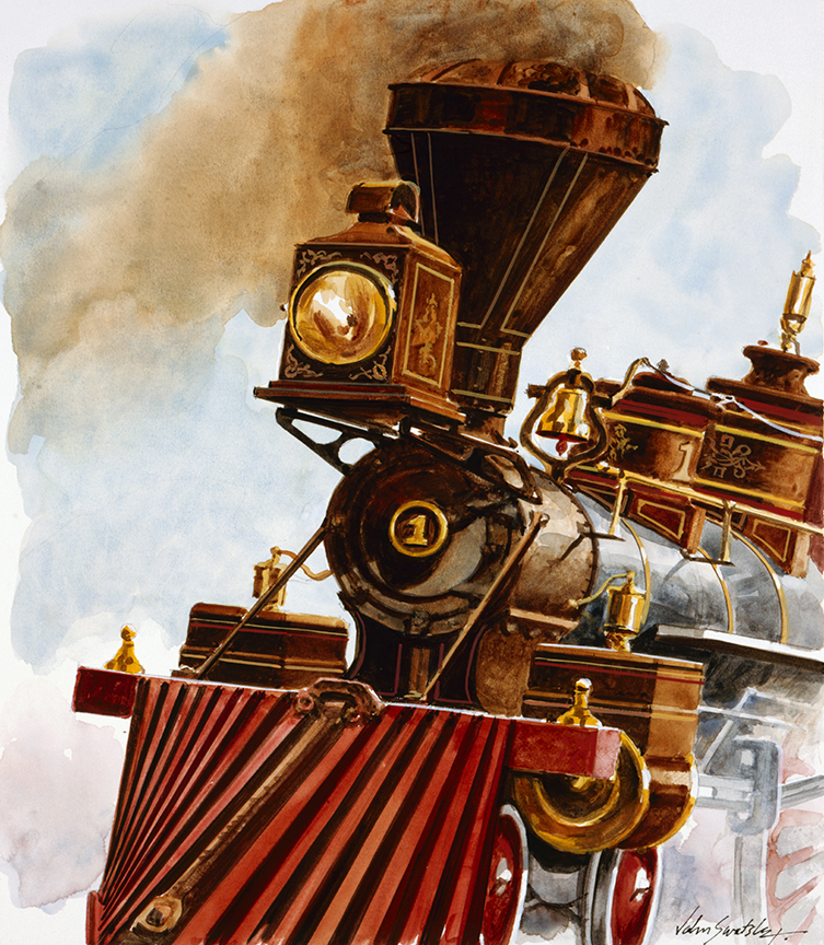 WRSH – Trains – Railway Steam Locomotives Combo by John Swatsley B14770 © Wind River Studios Holdings, LLC