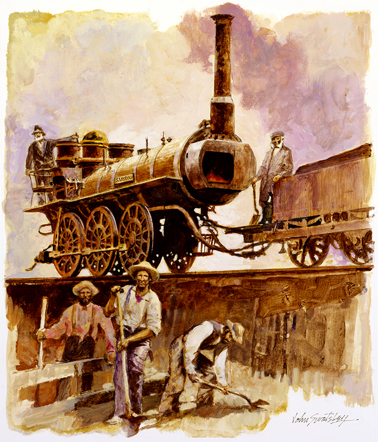 WRSH – Trains – Samson Locomotive by John Swatsley B08282 © Wind River Studios Holdings, LLC