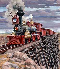 WRSH – Trains – Wyoming Locomotive by Craig Thorpe B14989 © Wind River Studios Holdings, LLC