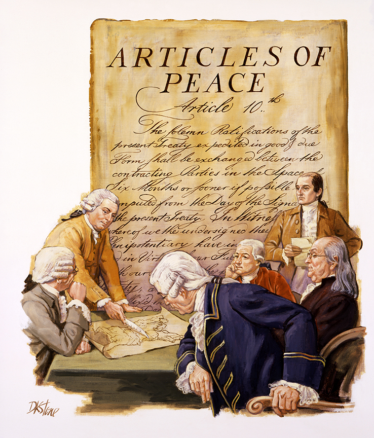 WRSH – Treaty of Paris 1783 Negotiations Face to Face by David K Stone B08182 © Wind River Studios Holdings, LLC