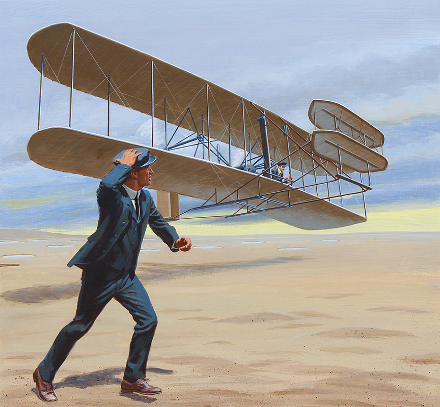 WRSH – Wright Brothers Fly Kitty Hawk B05366 Ed Vibell © Wind River Studios Holdings, LLC