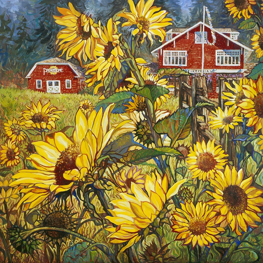RJW – Palindrome Sunflowers © Richard Jesse Watson