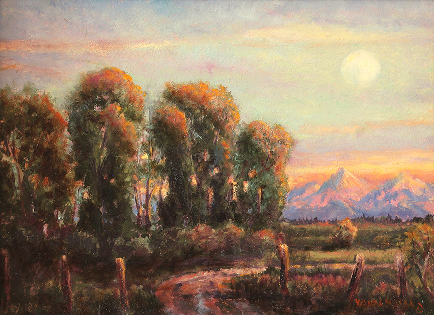 WM – 4Landscape – Rocky Mountain Moon Rising © Wanda Mumm