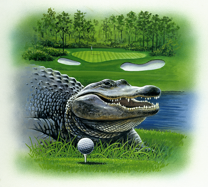ABH – 4Animals, Gator, Golf 03808 © Art Brands Holdings, LLC