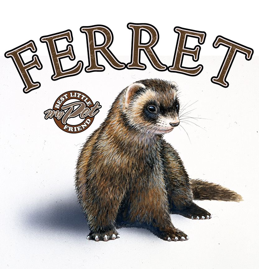 ABH – 4Animals, Words, Ferret 03540 © Art Brands Holdings, LLC