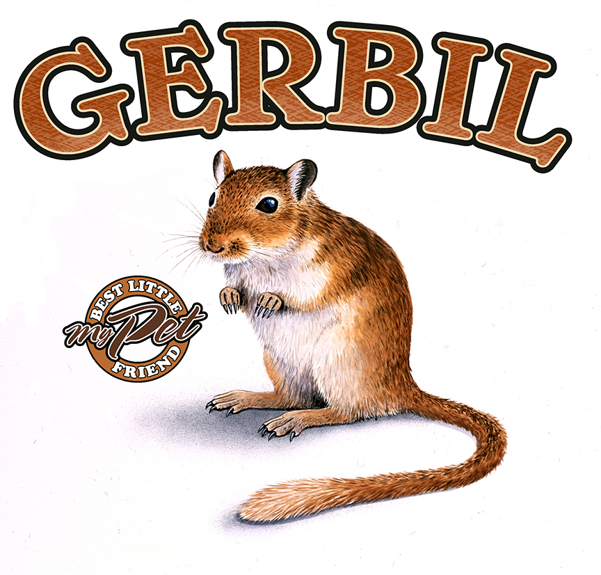 ABH – 4Animals, Words, Gerbil 03534 © Art Brands Holdings, LLC