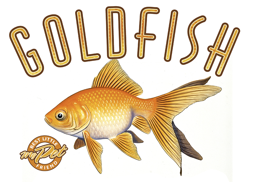 ABH – 4Animals, Words, Goldfish 03544 © Art Brands Holdings, LLC