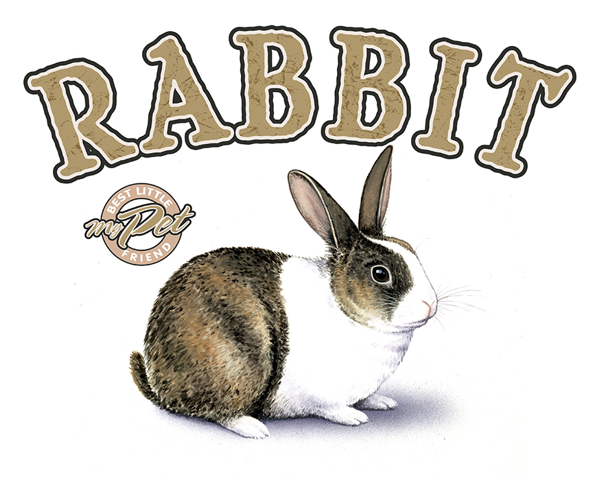 ABH – 4Animals, Words, Rabbit 03537 © Art Brands Holdings, LLC