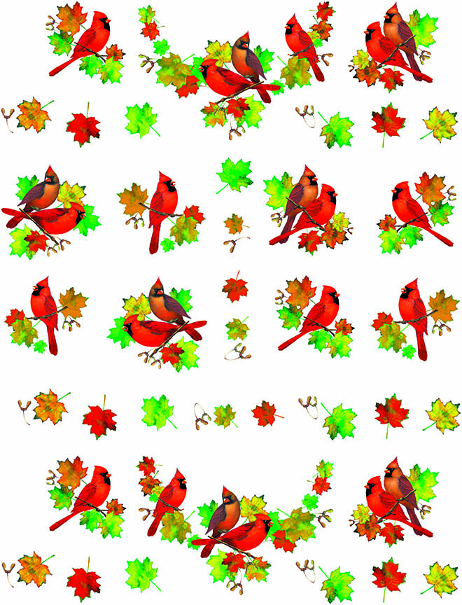 ABH – 6Songbirds, Cardinals 10401 © Art Brands Holdings, LLC