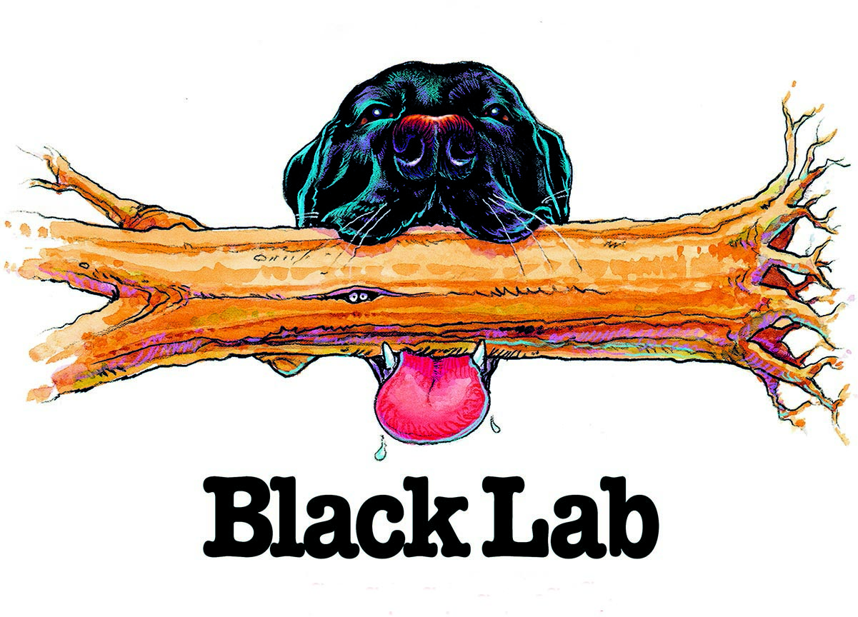 ABH – 3Funny Friends Black Lab 08468 © Art Brands Holdings, LLC.