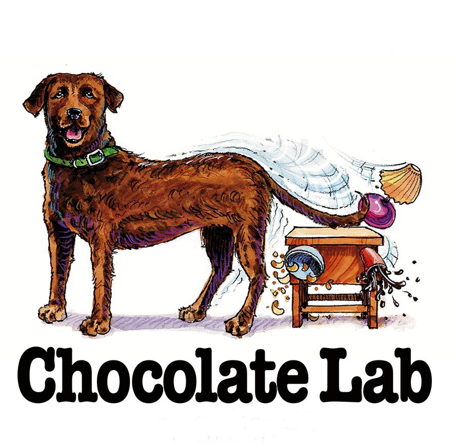 ABH – 3Funny Friends Chocolate Lab 08486 © Art Brands Holdings, LLC.