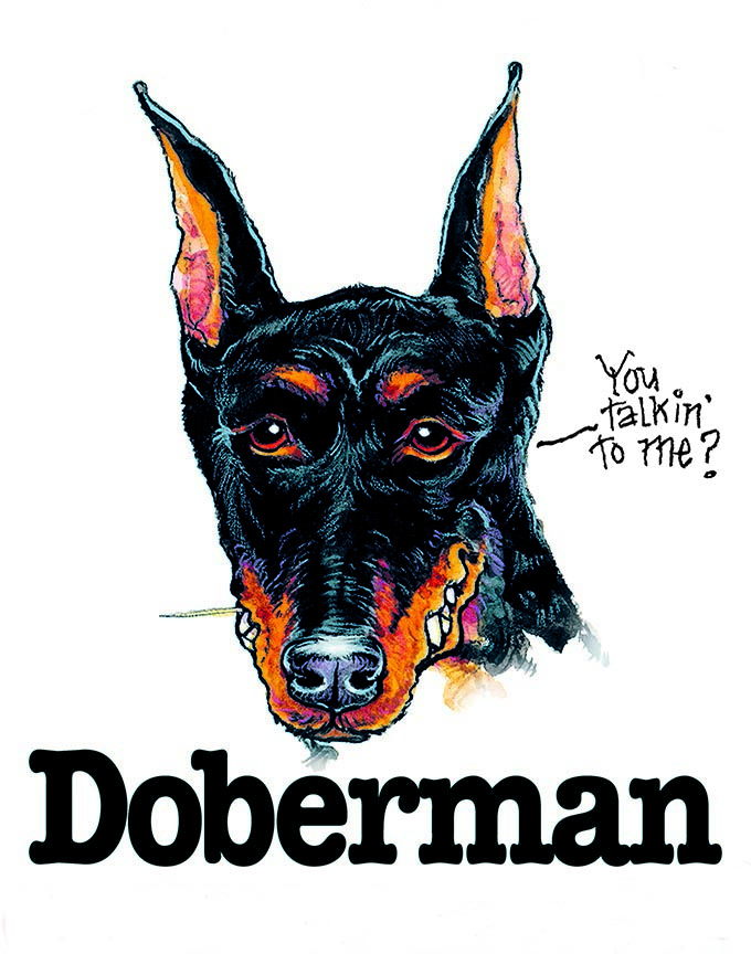 ABH – 3Funny Friends Doberman 06457 © Art Brands Holdings, LLC.