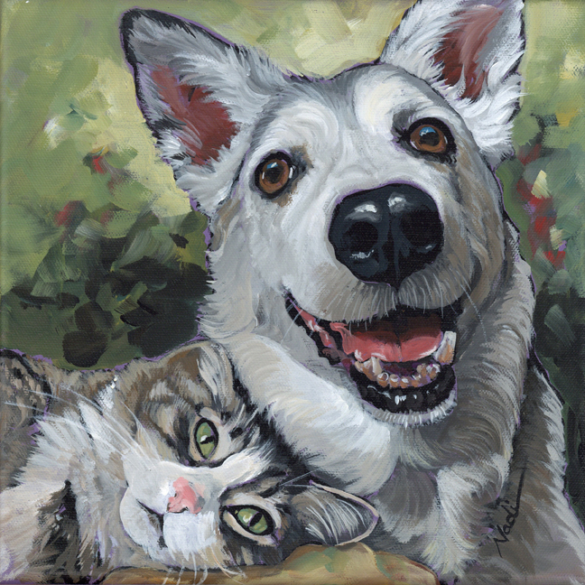 NS – Dog and Cat – 22-54 Forest and Angel 10 © Nadi Spencer