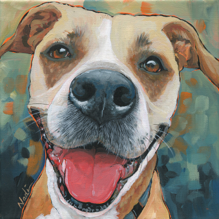 NS – Dogs – 19-4 Annie 10×10 © Nadi Spencer