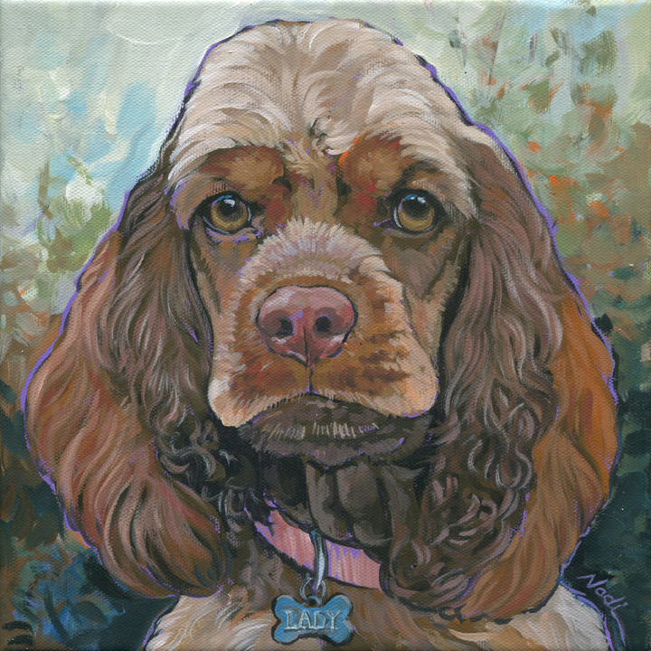 NS – Dogs, Cocker Spaniel – 19-335 Lady Hoover 10×10 © Nadi Spencer