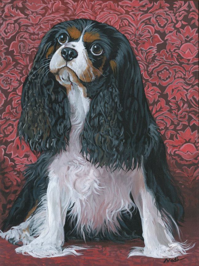 NS – Dogs, King Charles Spaniel, Toy – 17-213 Annabelle 16×12 © Nadi Spencer