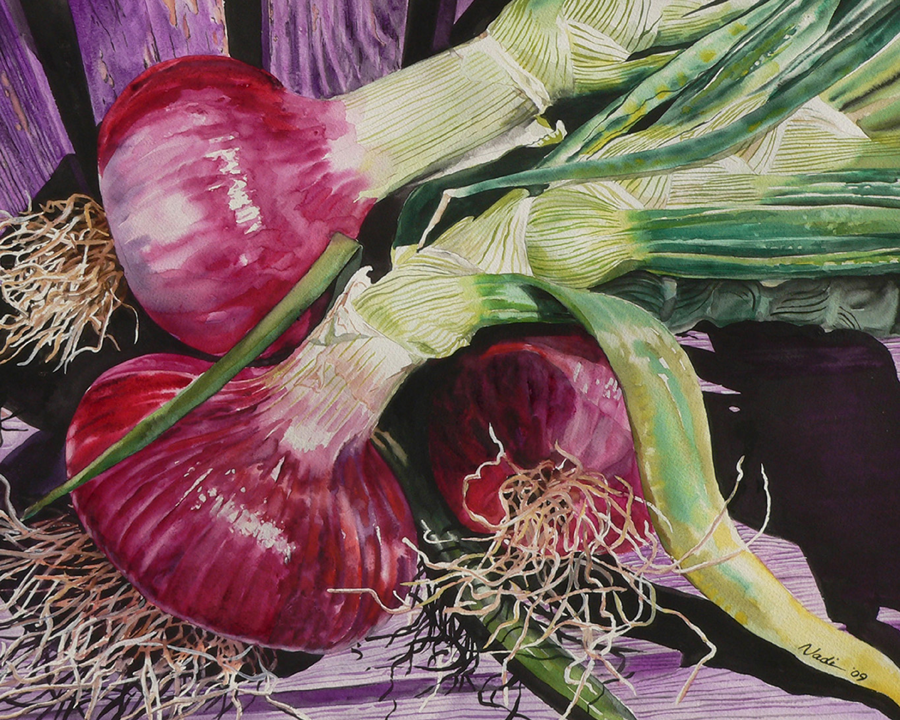 NS – Fruits and Veggies – Red Onions10x12 © Nadi Spencer
