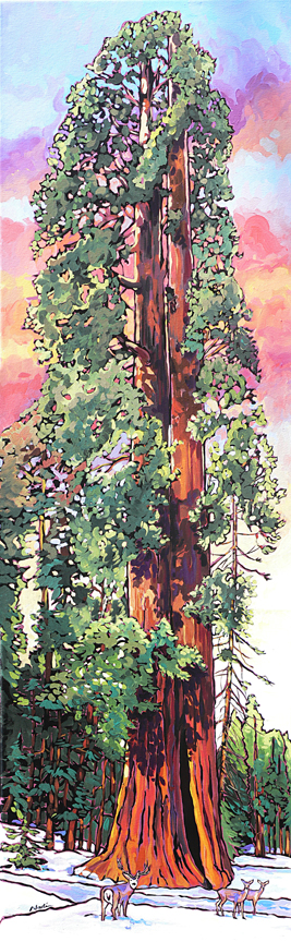 NS – Landscape, Sequoia – 12-96 Ed By Ned 18×6 © Nadi Spencer
