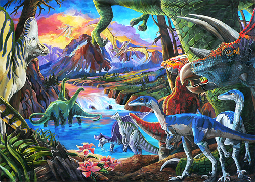 NS – Wildlife – Dinosaur Card © Nadi Spencer