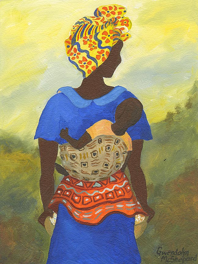 GM – African Series – Calendar Girl 1 © Gwendolyn McShepard