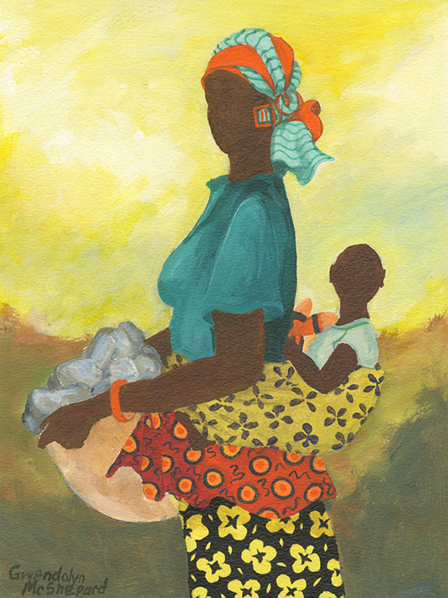 GM – African Series – Calendar Girl 10 © Gwendolyn McShepard