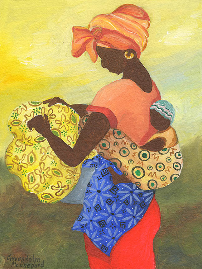 GM – African Series – Calendar Girl 12 © Gwendolyn McShepard