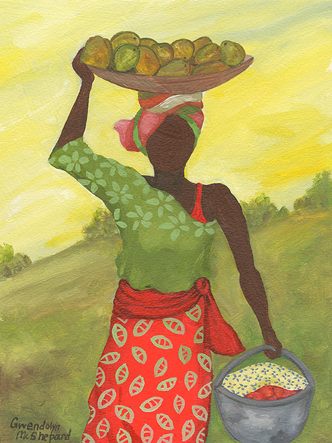 GM – African Series – Calendar Girl 2 © Gwendolyn McShepard