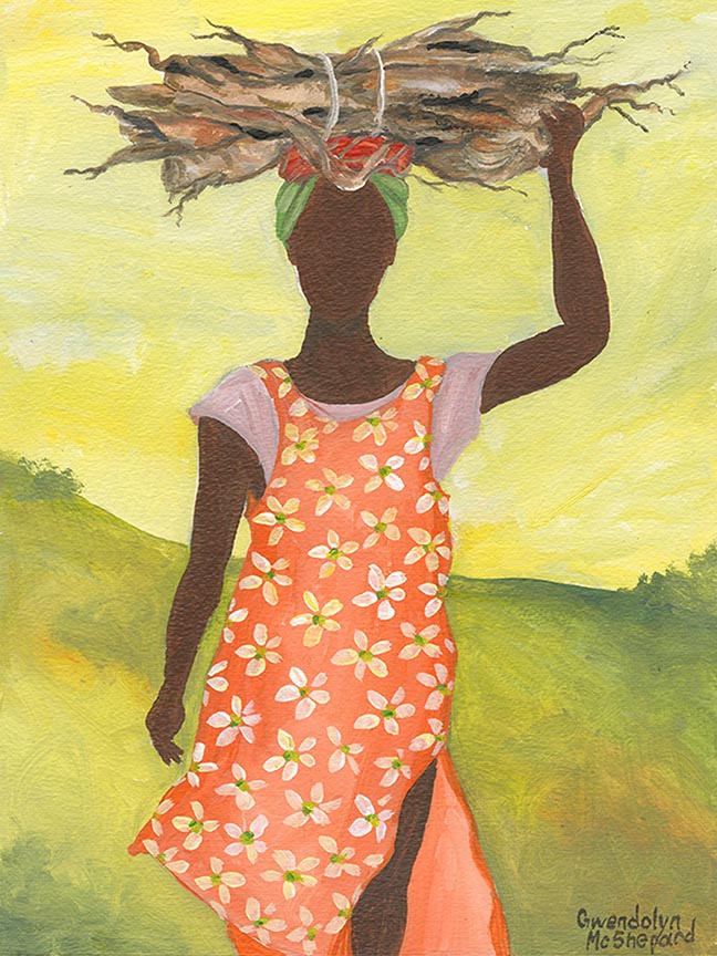 GM – African Series – Calendar Girl 4 © Gwendolyn McShepard